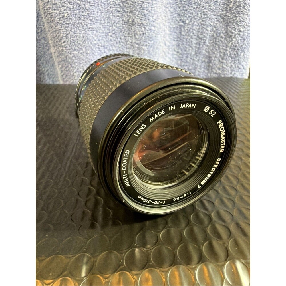 Promaster Spectrum 7 Camera Lens 70-210mm Multi-Coated 1: 4-5.6 for Pentax ME